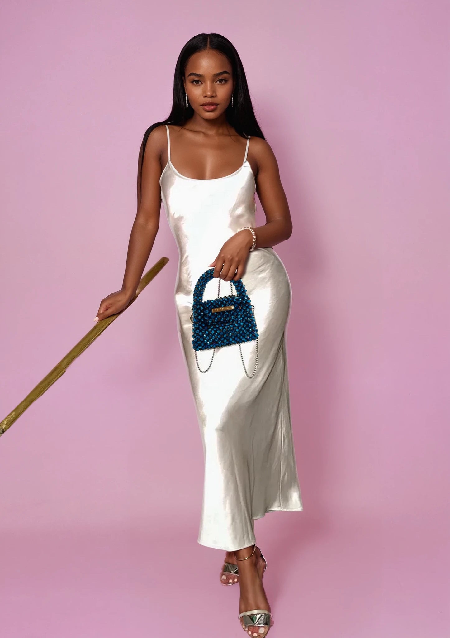 Midi Cataleya | Metallic Blue