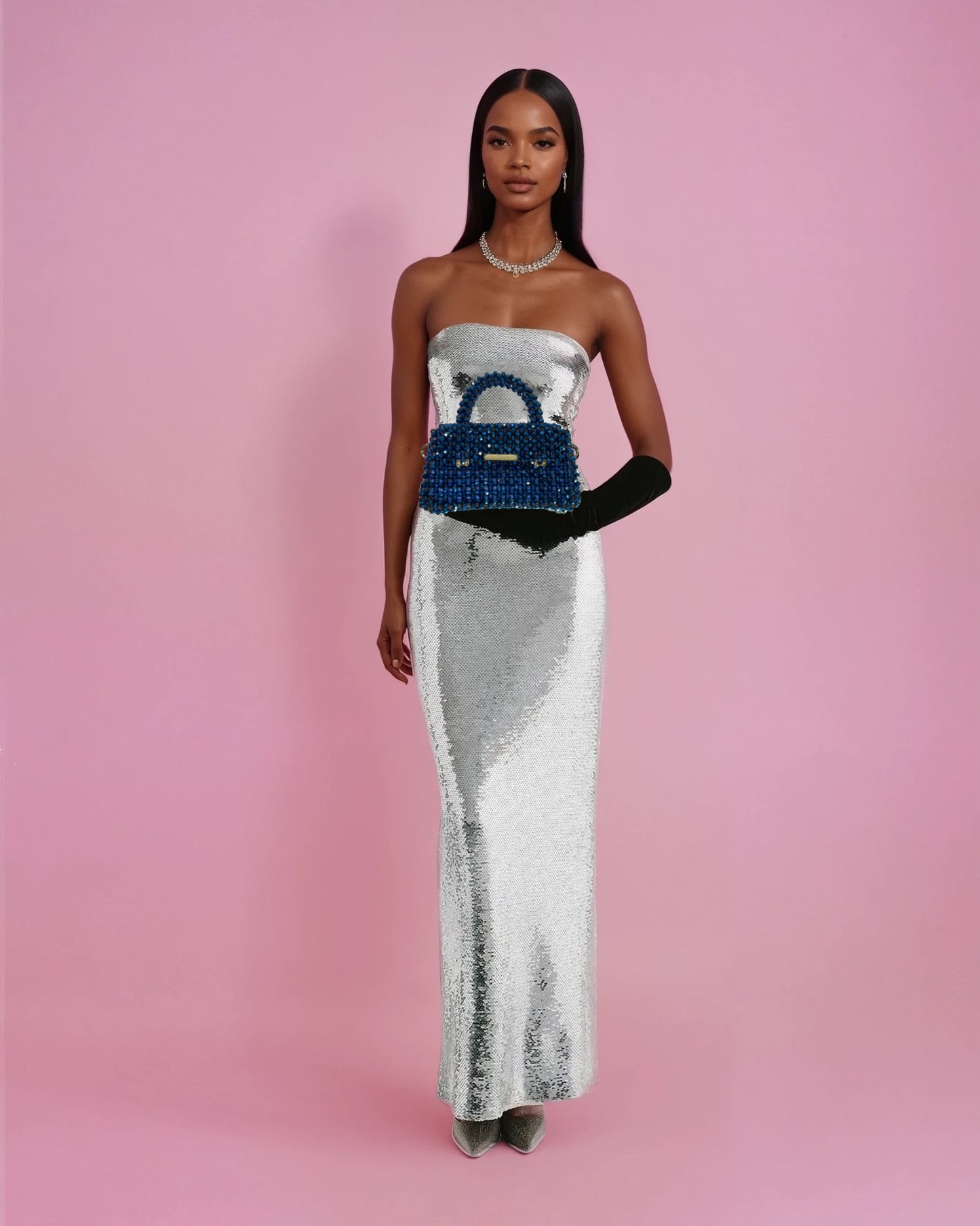 Magdalena | Metallic Blue